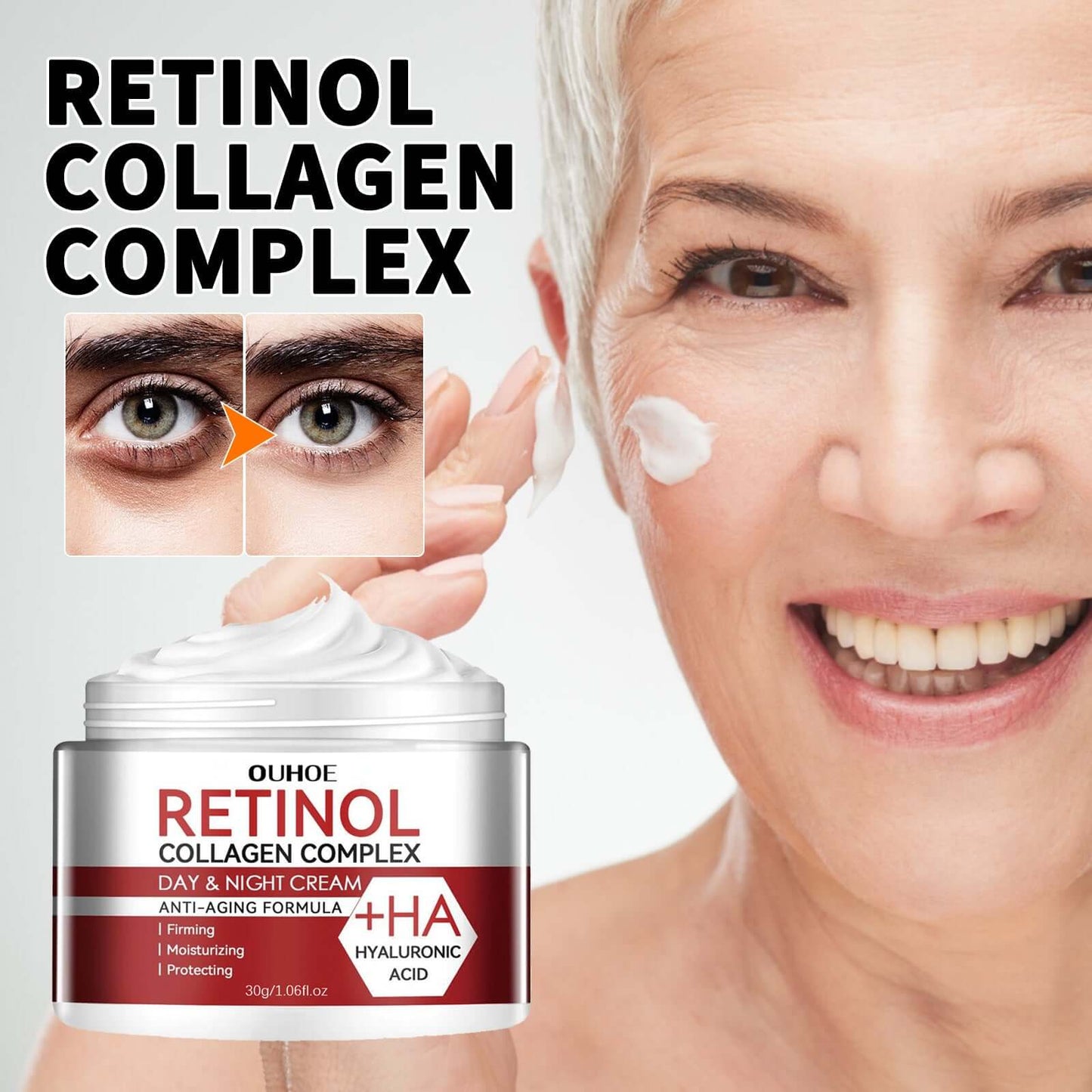 Crema facial hidratante con retinol