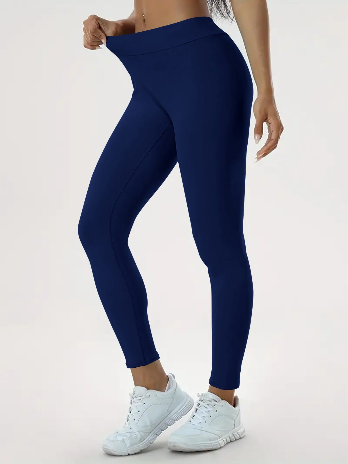 Pantalones de yoga para mujer Pantalones de fitness ajustados elásticos con elevación de cintura alta