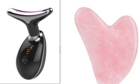 EMS-masajeador térmico estiramiento de rostro y de cuello