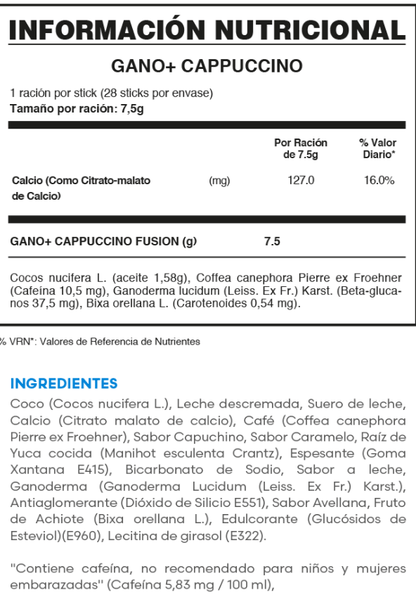 GANO+ CAPPUCCINO ¡OPTIMIZA TU SISTEMA DE PROTECCIÓN!