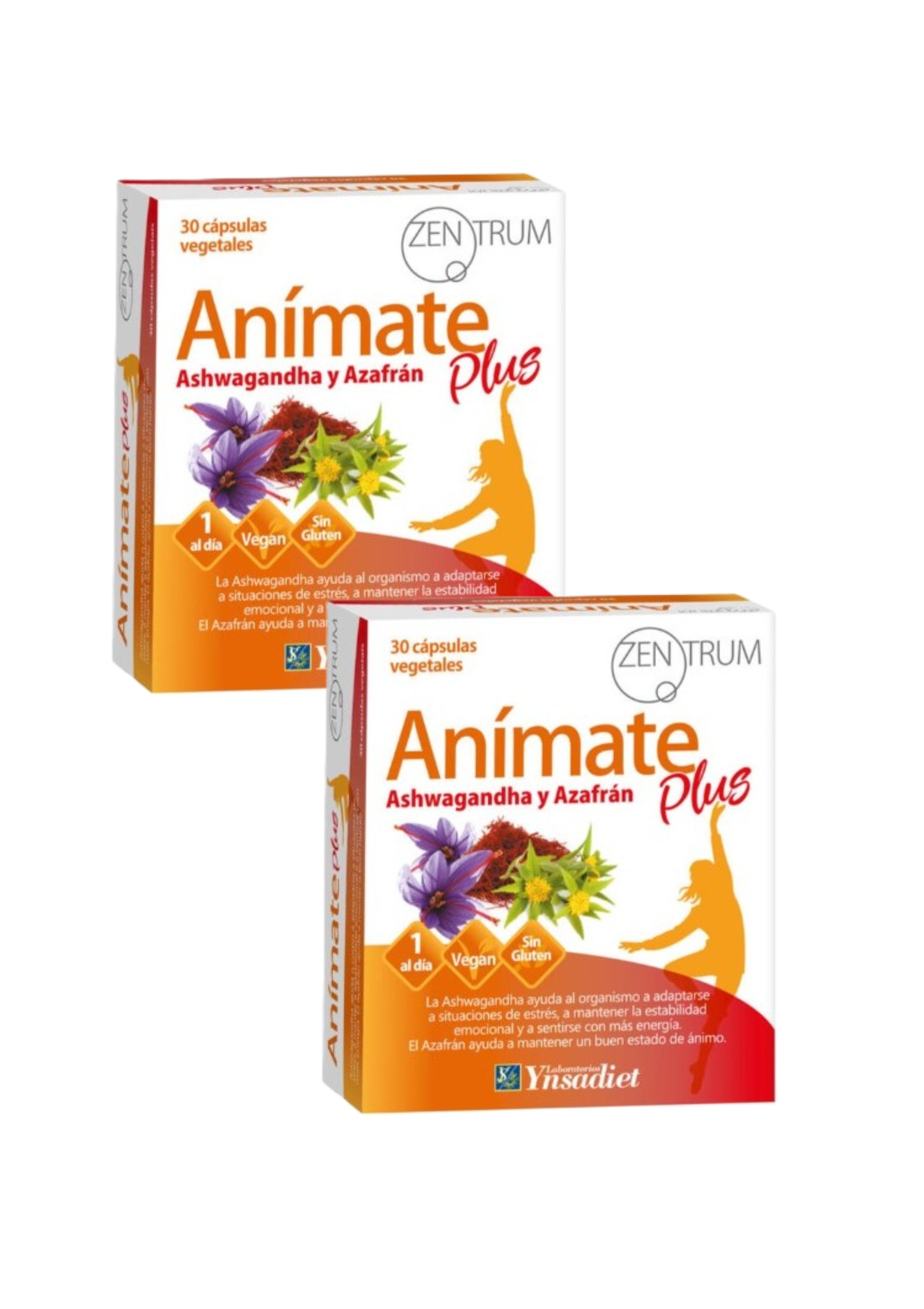 Animate Plus 30 Caps con Ashwagandha  Zentrum- Ynsadiet