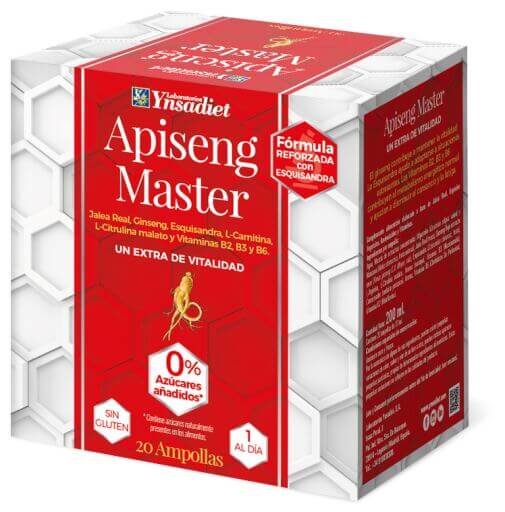 Apiseng Master 0% Azucar 20 ampollas ¡Ahora 35%dto!