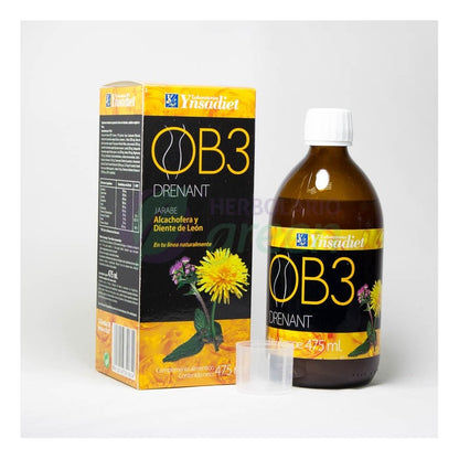 OB3 Jarabe 0% Azucar 475ml Ynsadiet