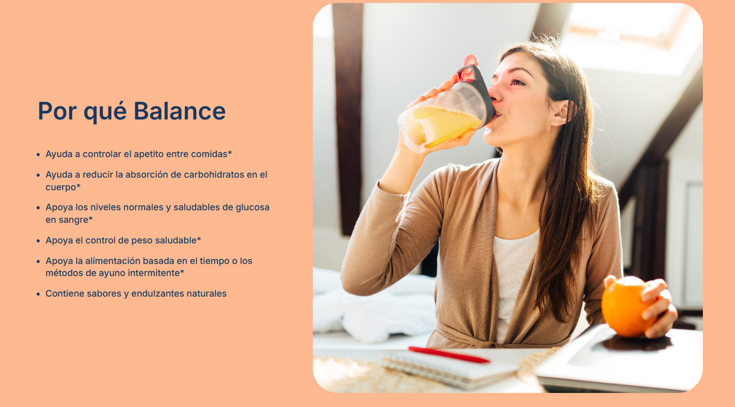 Balance Unicity - Suplemento Nutricional para Equilibrio Metabólico (60 Sobres)