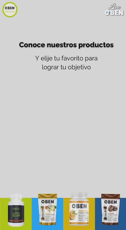 CRUSH Suplemento Oben - 6 Sobres Sabor Fruta